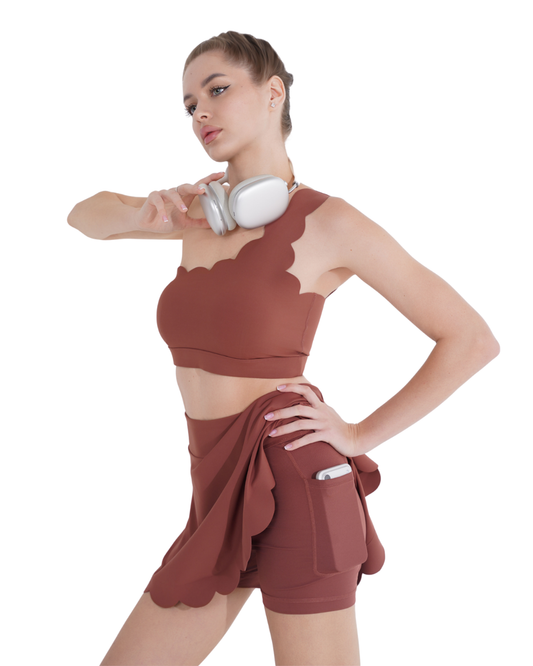 Shell Mocha Brown Set