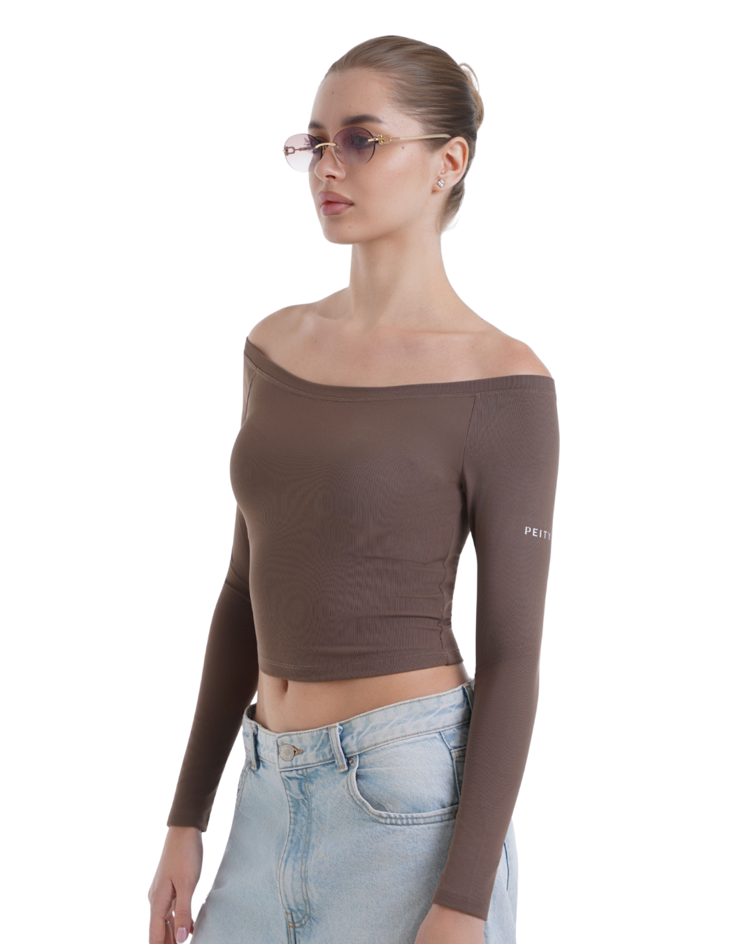 Essential Off-Shoulder CocoaBrown