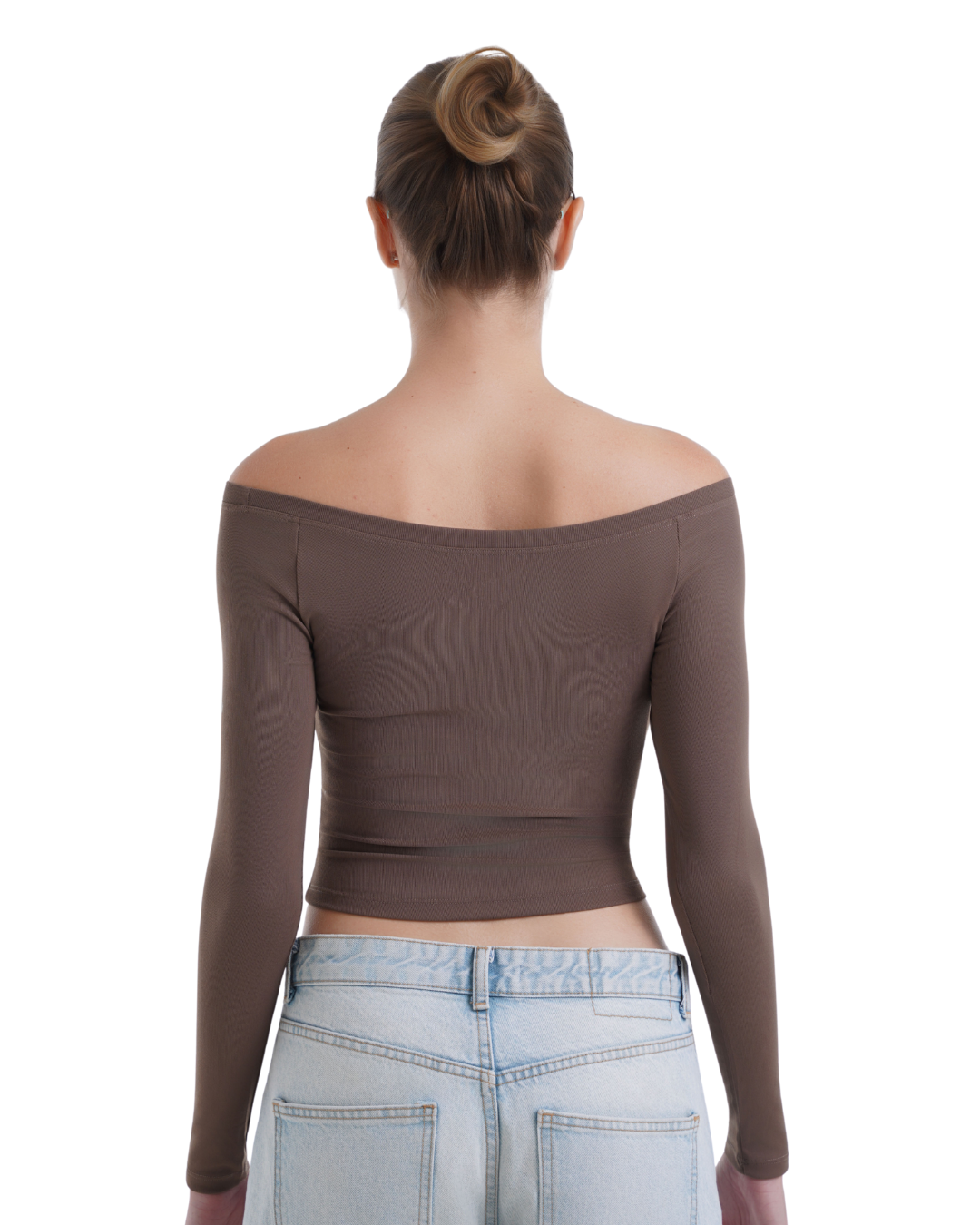 Essential Off-Shoulder CocoaBrown