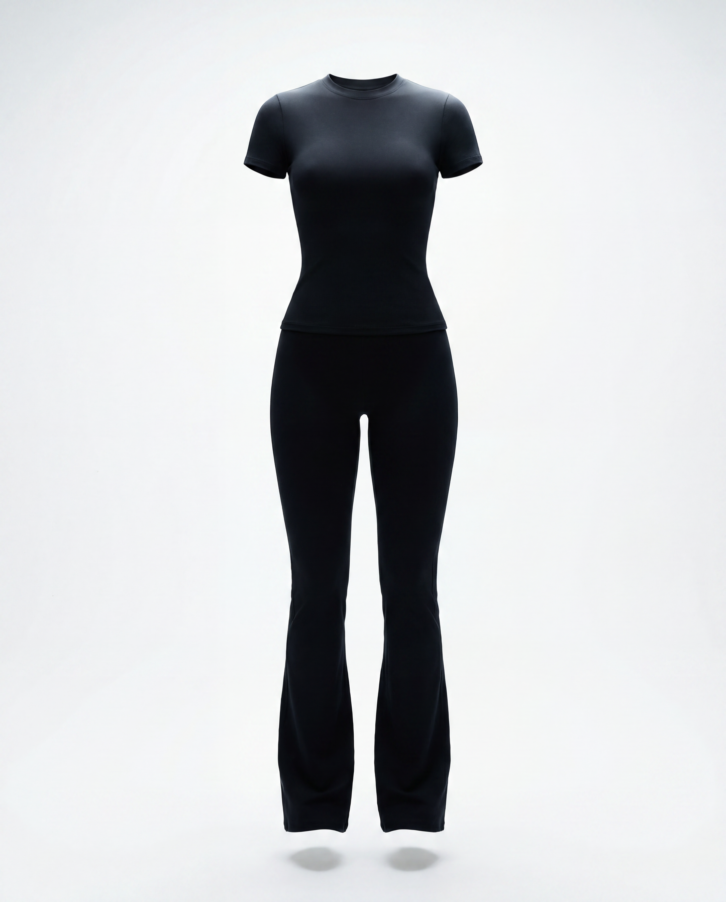 Fitted Tee Flare Leggings Set